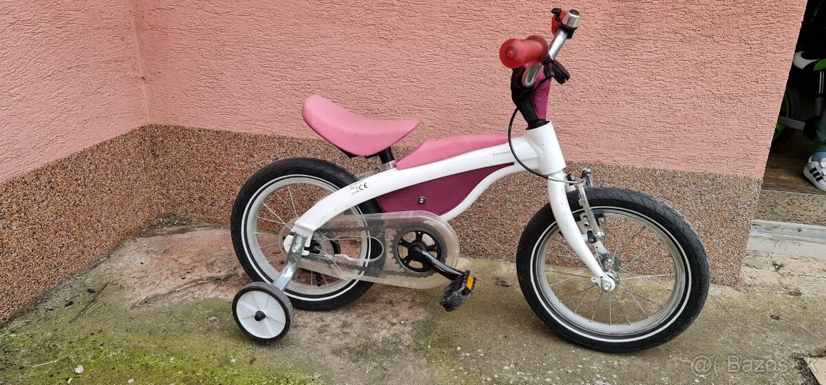 Bicykel BMW ružový dievčenský