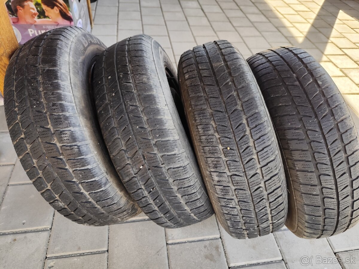 Zimné pneumatiky na plechových diskoch 175/80 r14