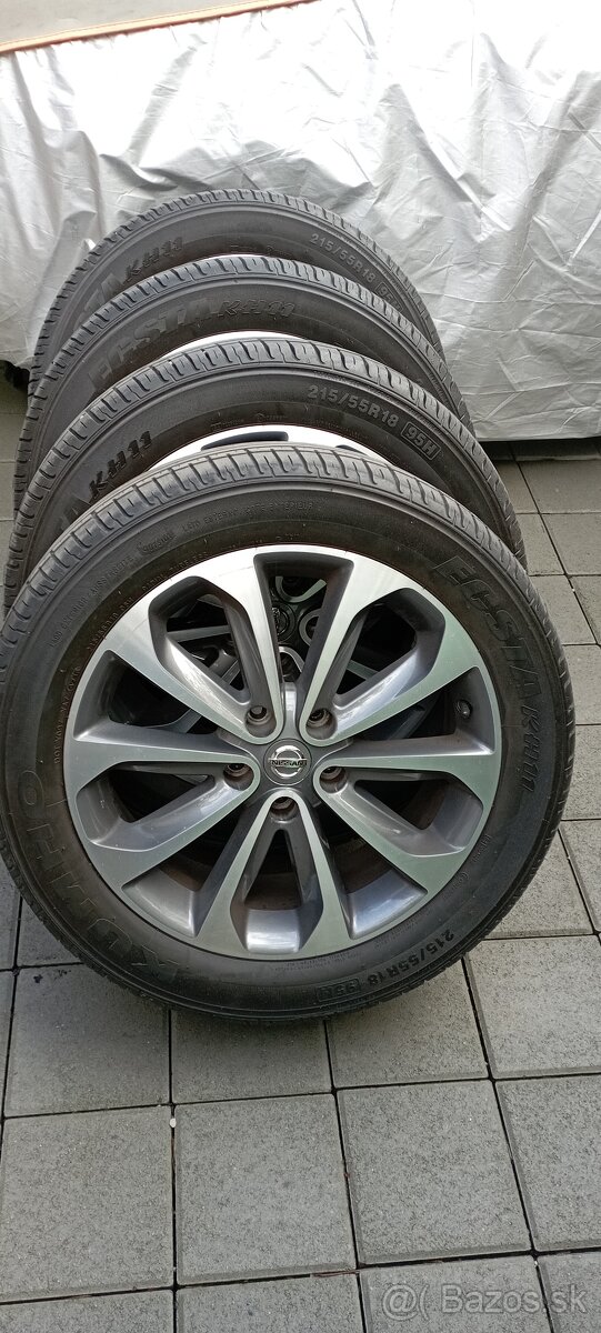 Predam 18" kolesa 5x114.3 z Nissanu Qushqai