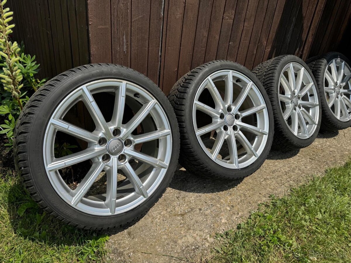 Audi originál disky 19" + zimné pneumatiky Hankook