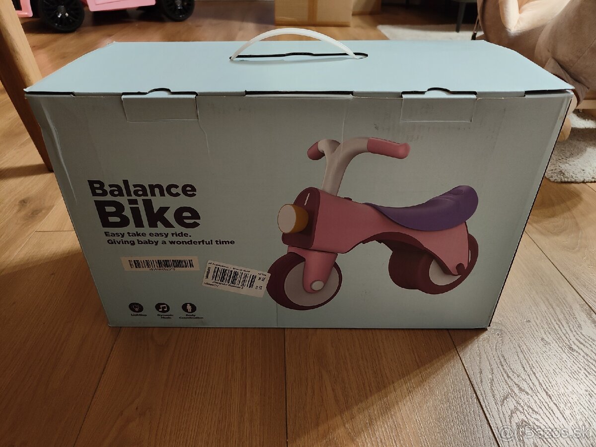 Luddy Mini Balance Bike, ružové