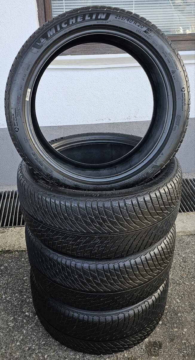 255/40 R20 zimné pneu, Michelin Pilot Alpin 5, TOP Stav