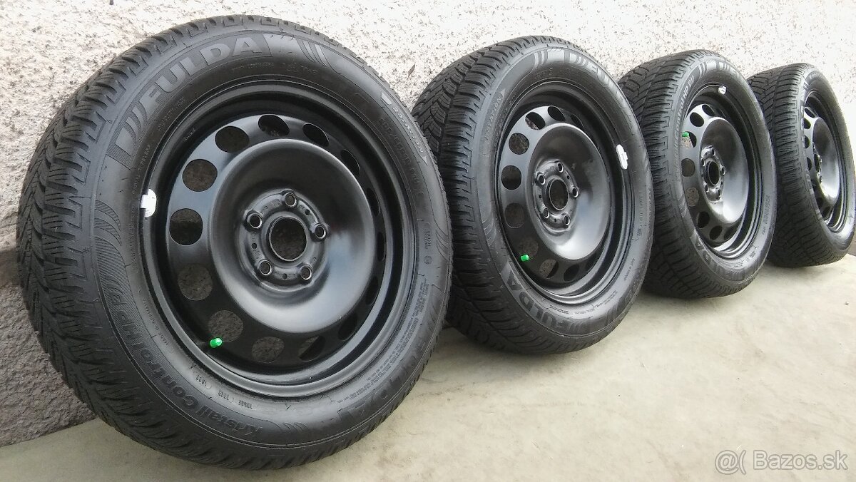 5x112 r16 VW group + zimné 205/55 r16 Fulda 8 mm kúpa 2023