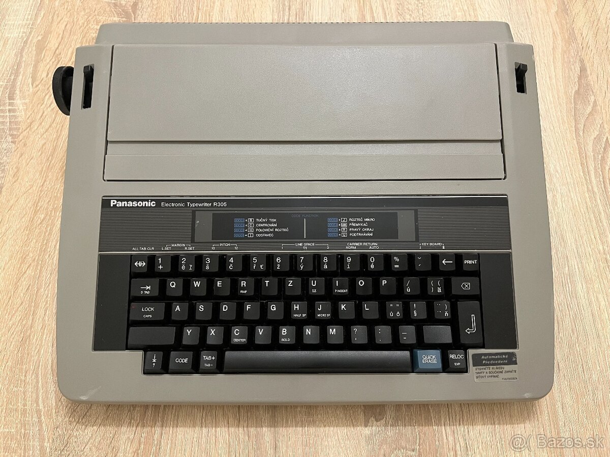 Elektronický písací stroj Panasonic KX-R305