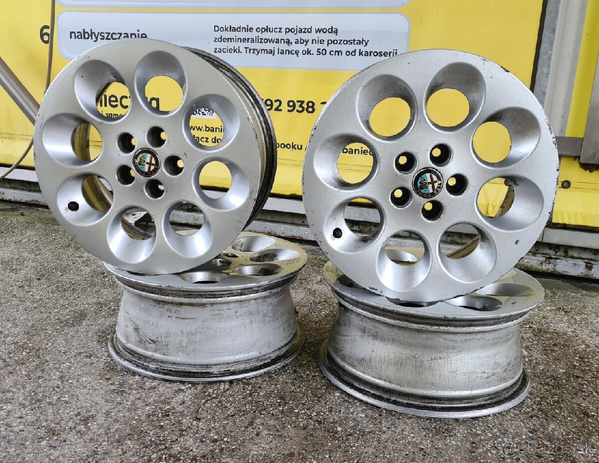 Alu Kola 15 5x98 Alfa 147 156 GT Tipo 500L Opel Peugeot