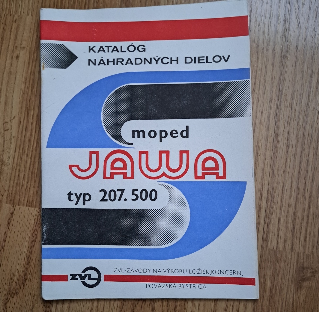 Katalóg náhradných dielov Jawa moped typ 207.500 - Nové Mesto n.Váhom ...