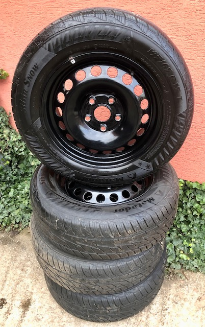 195/65 r15 zimné pneumatiky+disky