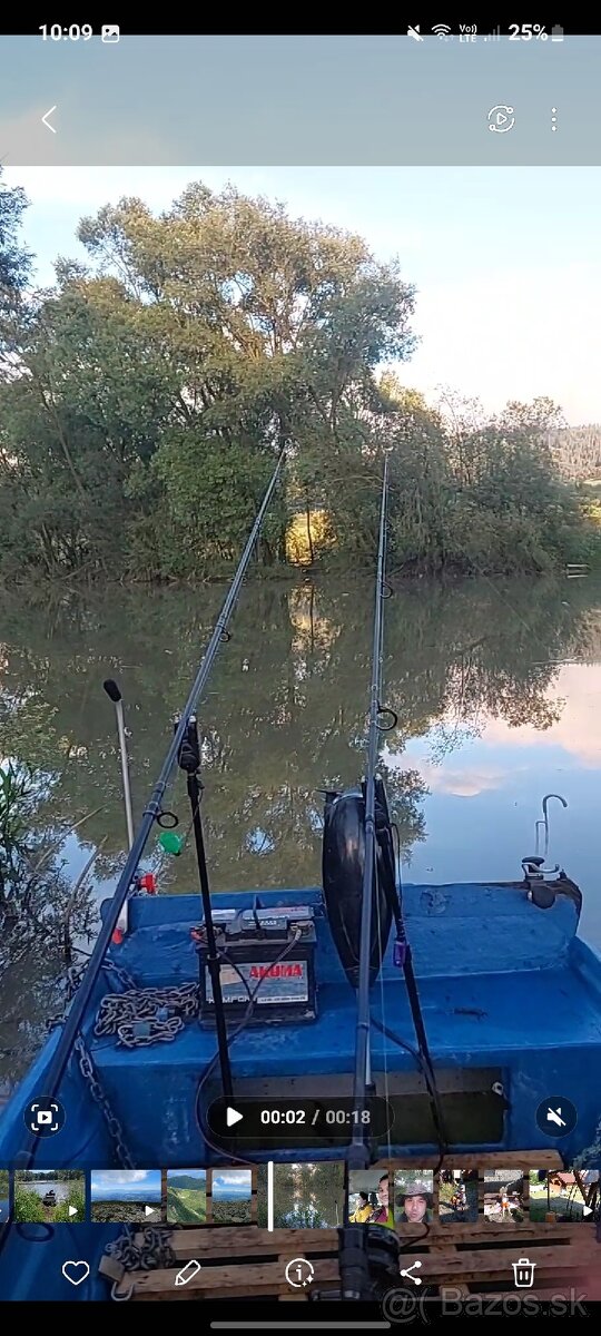 Laminátová pramica,el,motor a sonar lowrance.