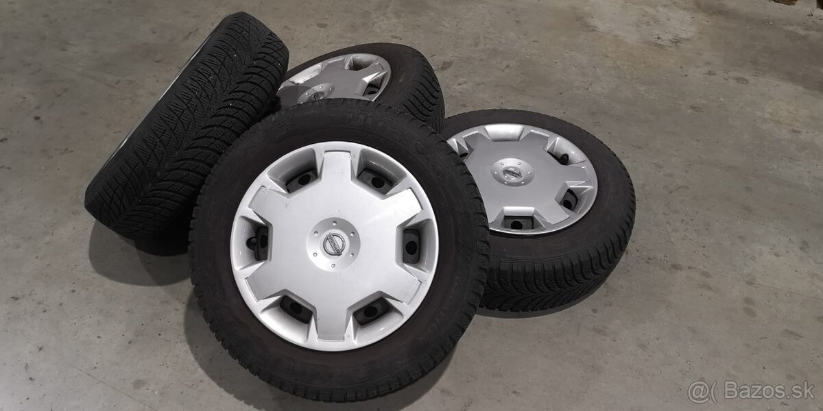 zimné pneu 185/65 R15 88T Goodyear + disky + puklice