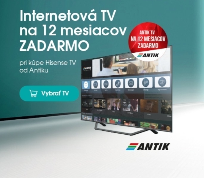 Antik Tv kupon na 12 mesiacov