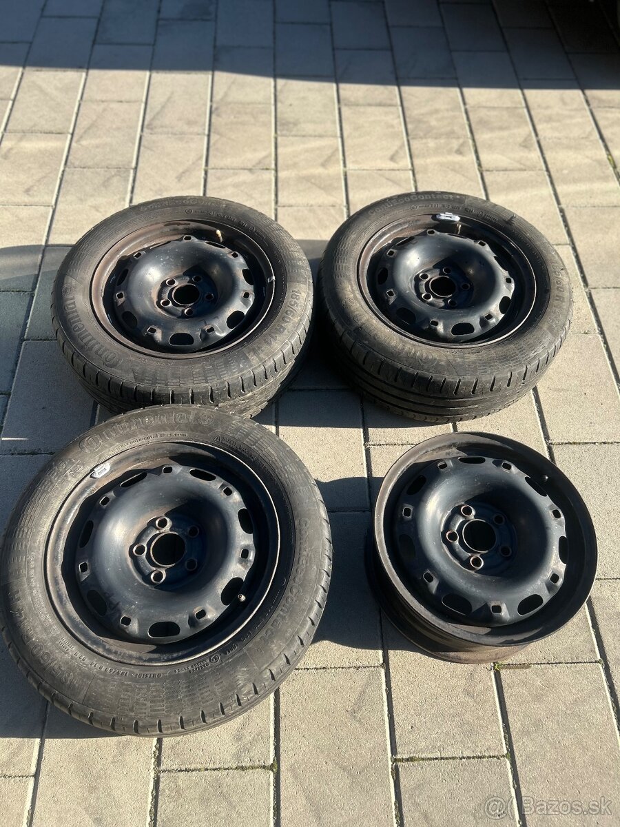 Plechové disky 5x100 r14" Škoda Fabia