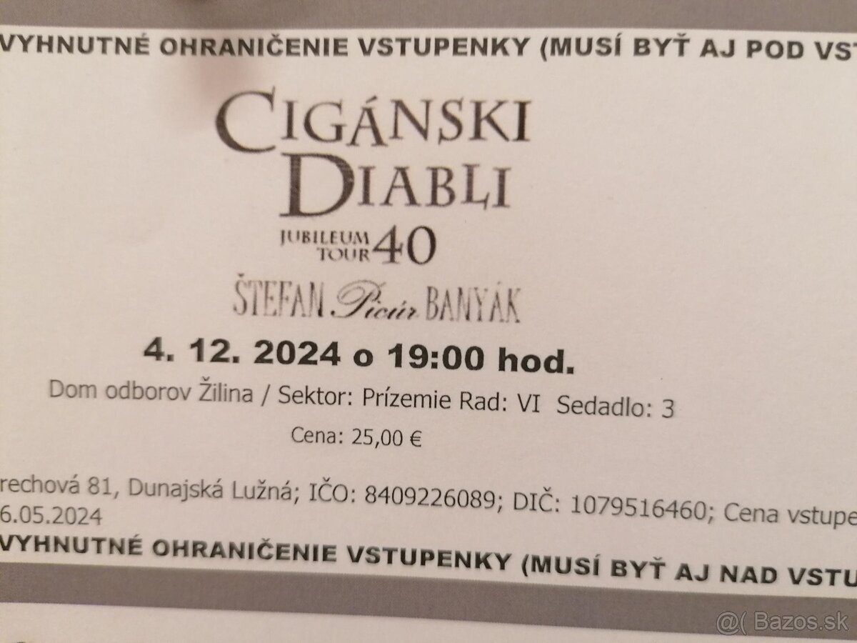 Koncert Cigánski diabli