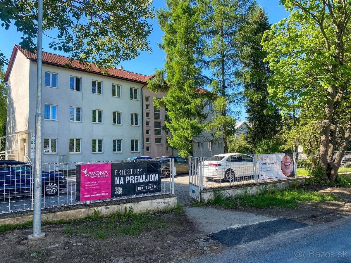 NA PRENÁJOM | PRIESTORY – 31 m2, ul. ROVNÁ, POPRAD