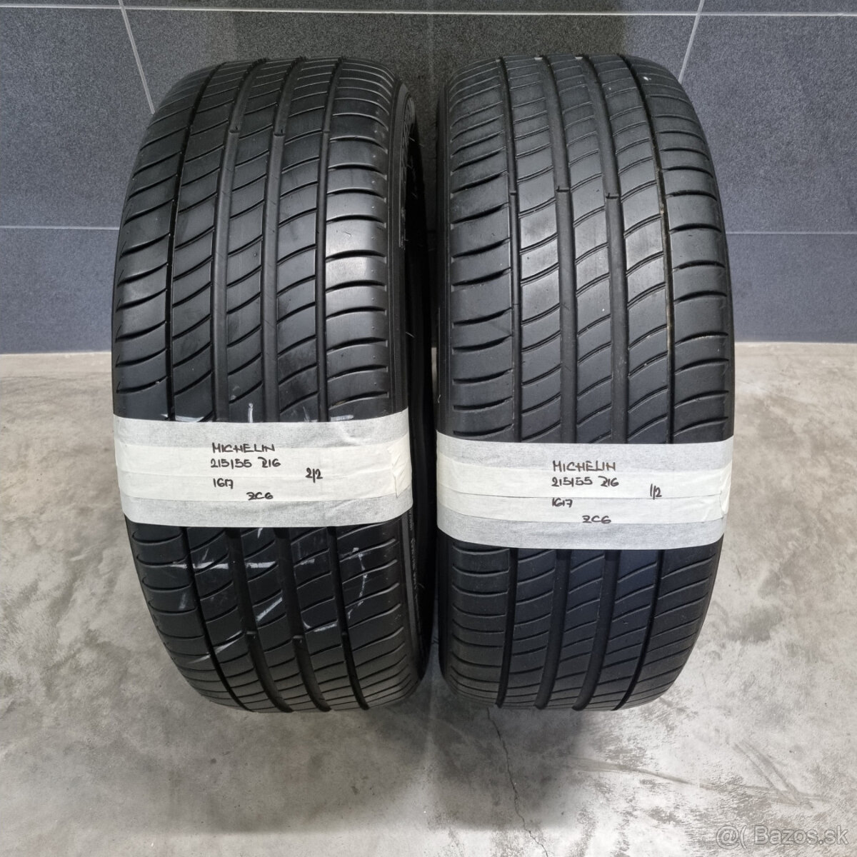 215/55 R16 MICHELIN pár letných pneumatík