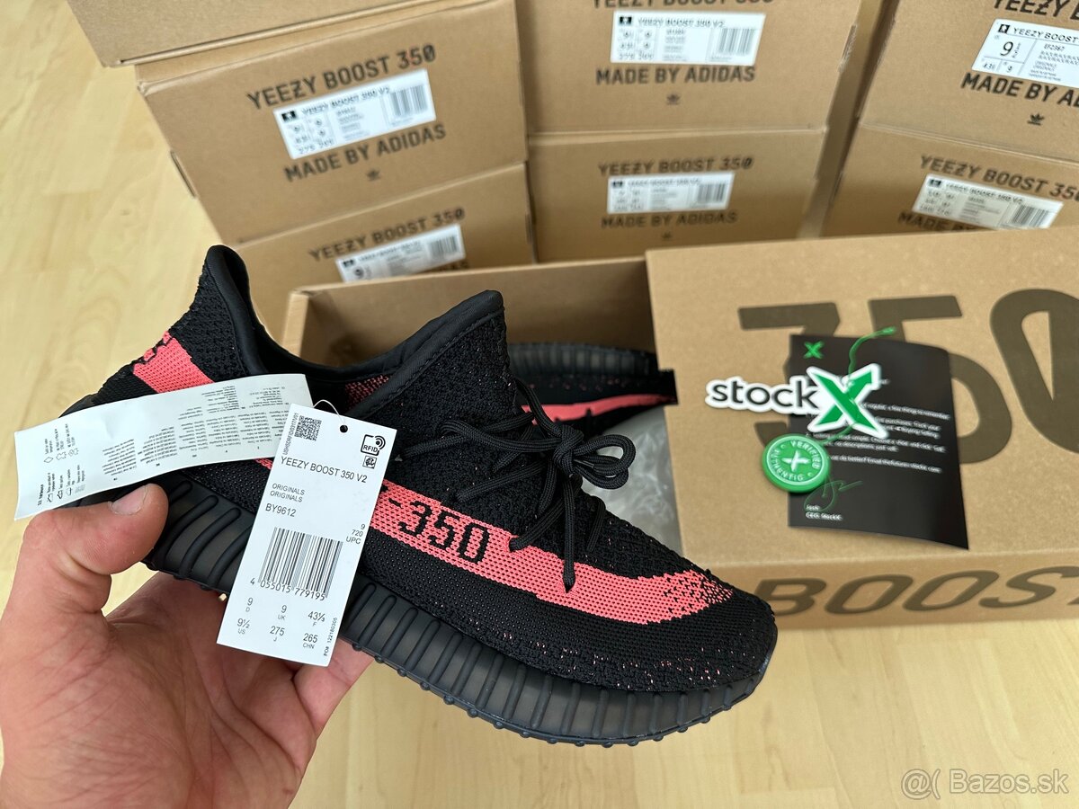 Adidas Yeezy 350 Black & Red