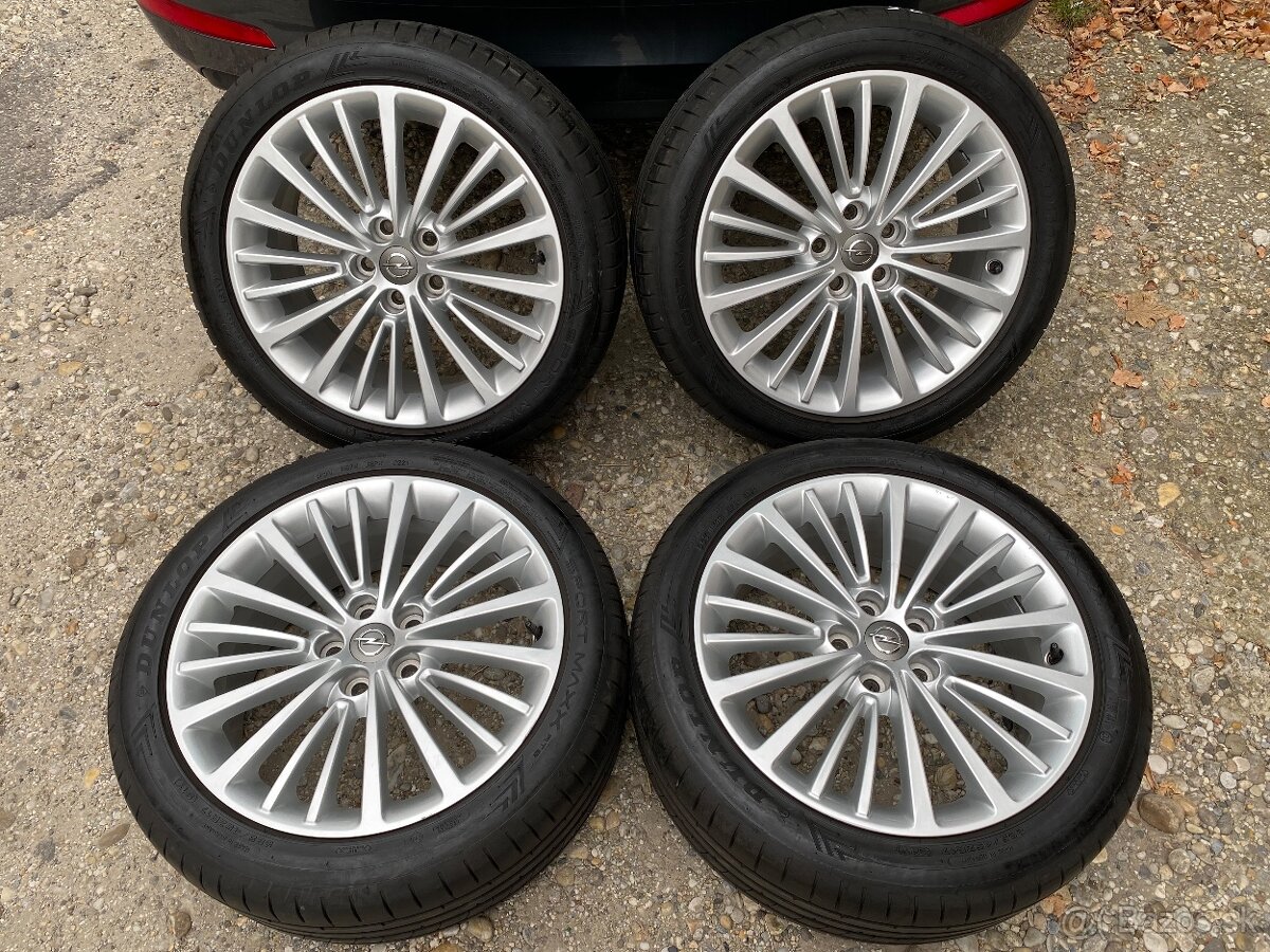 5x105 R17 original Opel Astra K letné pneu 7mm