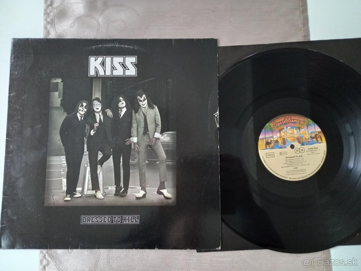 KISS  „Dressed To Kill „ /Casablanca  1975/ obal/mierne pos