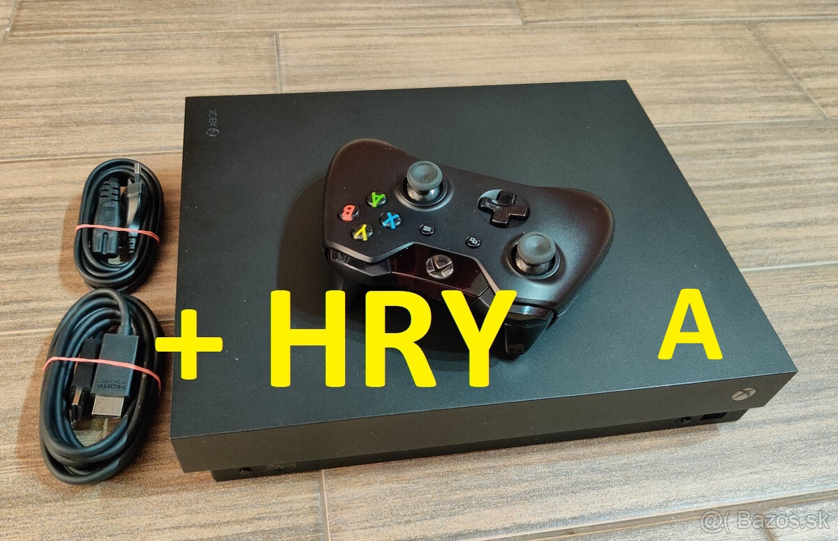 XBOX ONE X 1TB +hry