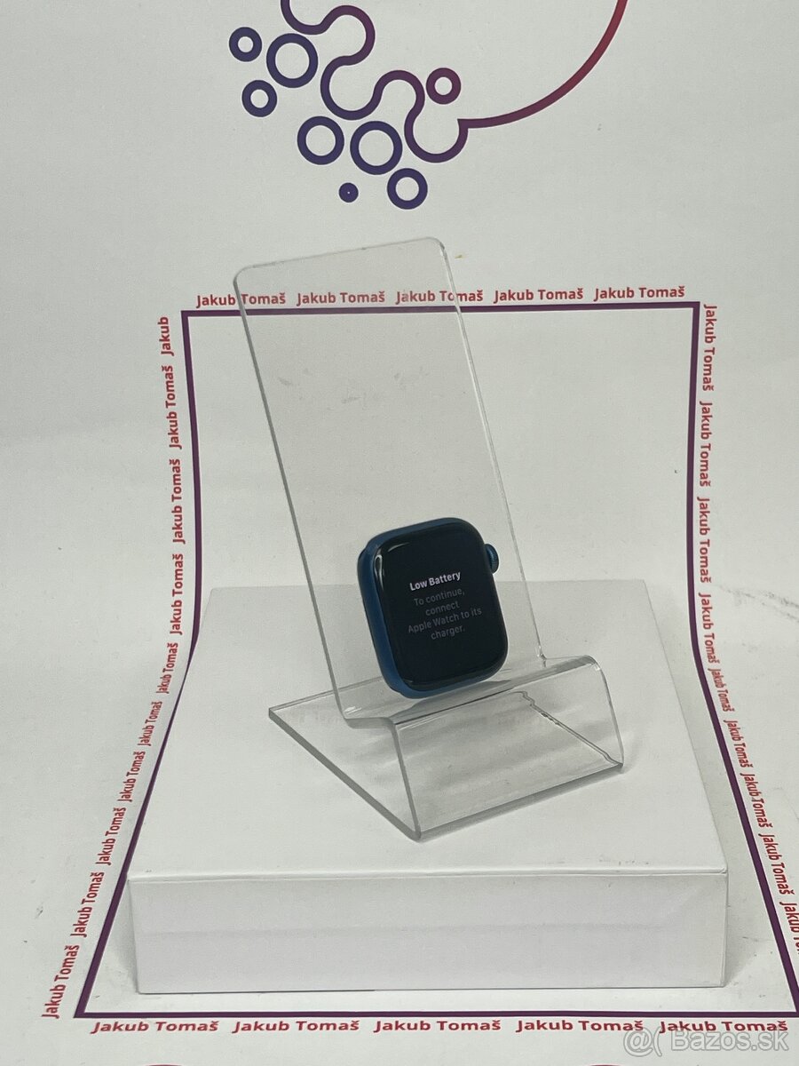 Apple Watch 7 41mm Blue-Batéria 100%