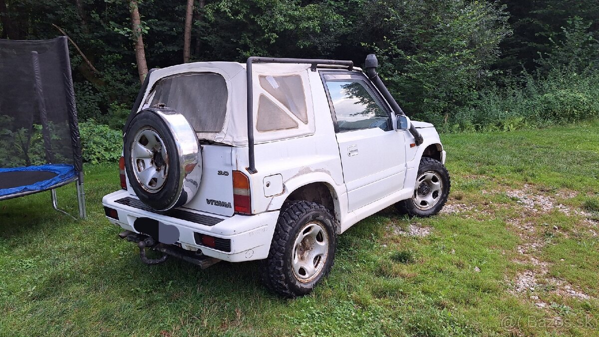 Suzuki Vitara Cabrio, rv. 98, benzín 2.0L, 4x4