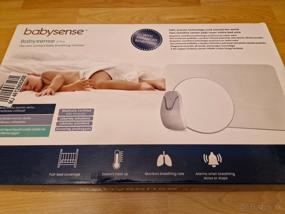 Predám bezdotykový monitor Babysense 2 Pro