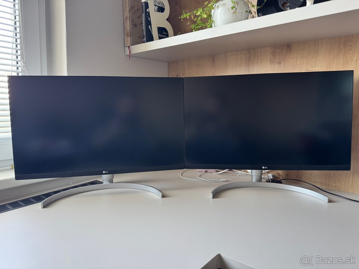 2x Monitor LG 4K, 27 palcovy, uhd-27ul850-w