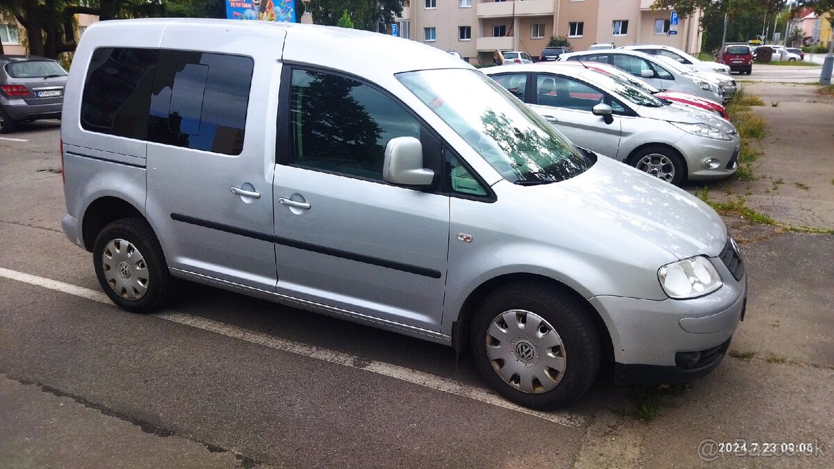 VW CADDY 1,9TDI, 77kw 4x4