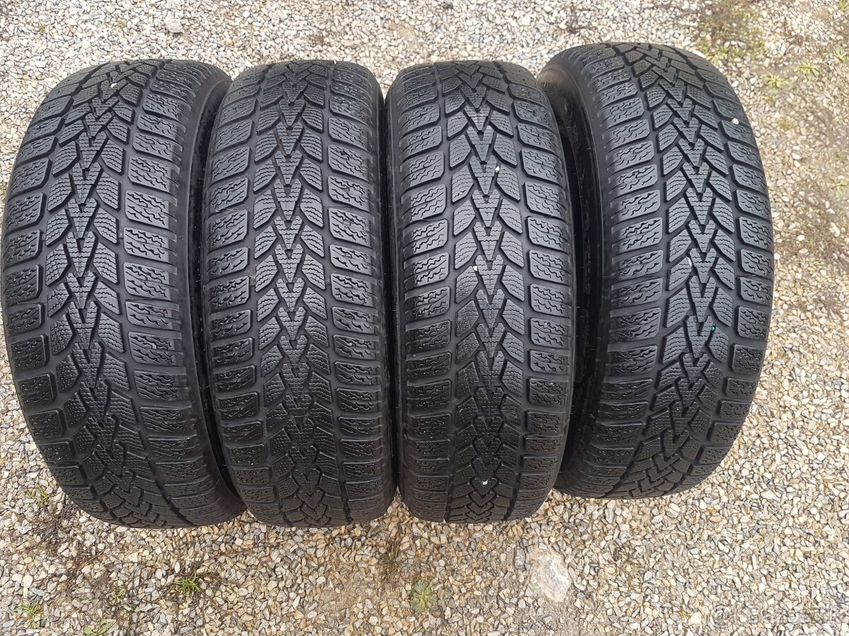 185/60 r15 zimné pneumatiky 4ks Dunlop DOT2019