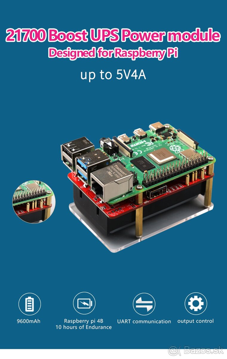 UPS pre Raspberry Pi alebo iné USB zariadenie