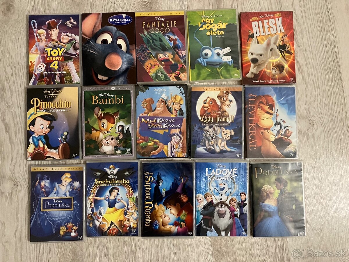 Kladické Disney rozprávky na dvd