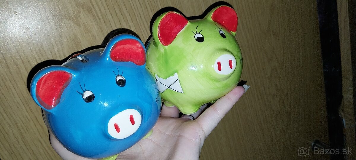 2x sporkasa prasiatka piggybank