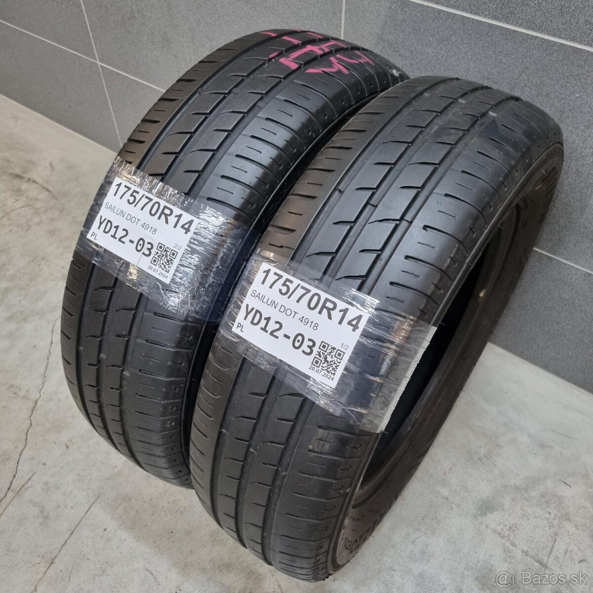 Letné pneumatiky 175/70 R14 SAILUN DOT4918