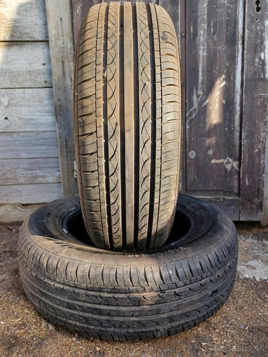 Predám 2 jazdené letné pneumatiky Runvay Enduro 215/65 R16