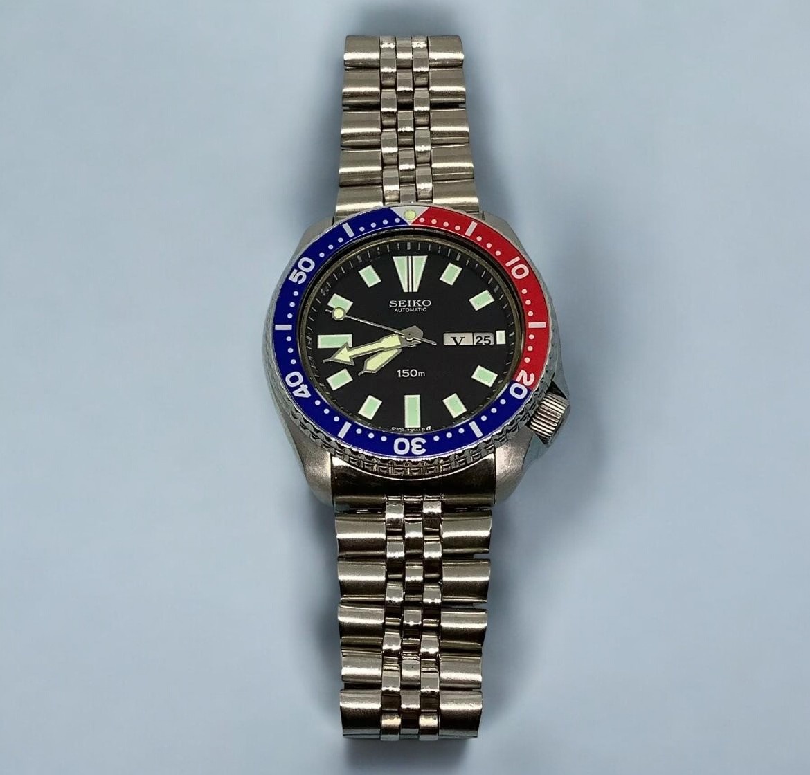 LUXUSNÍ VINTAGE HODINKY SEIKO DIVERS 6309 PEPSI