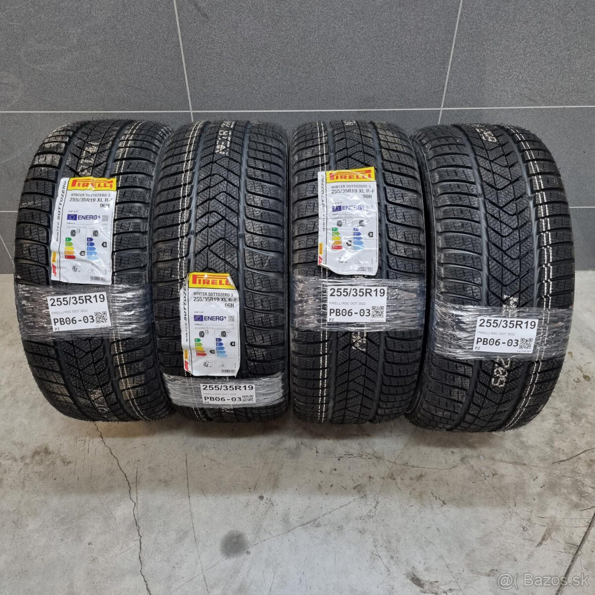 Zimné pneumatiky 255/35 R19 PIRELLI RSC DOT3022