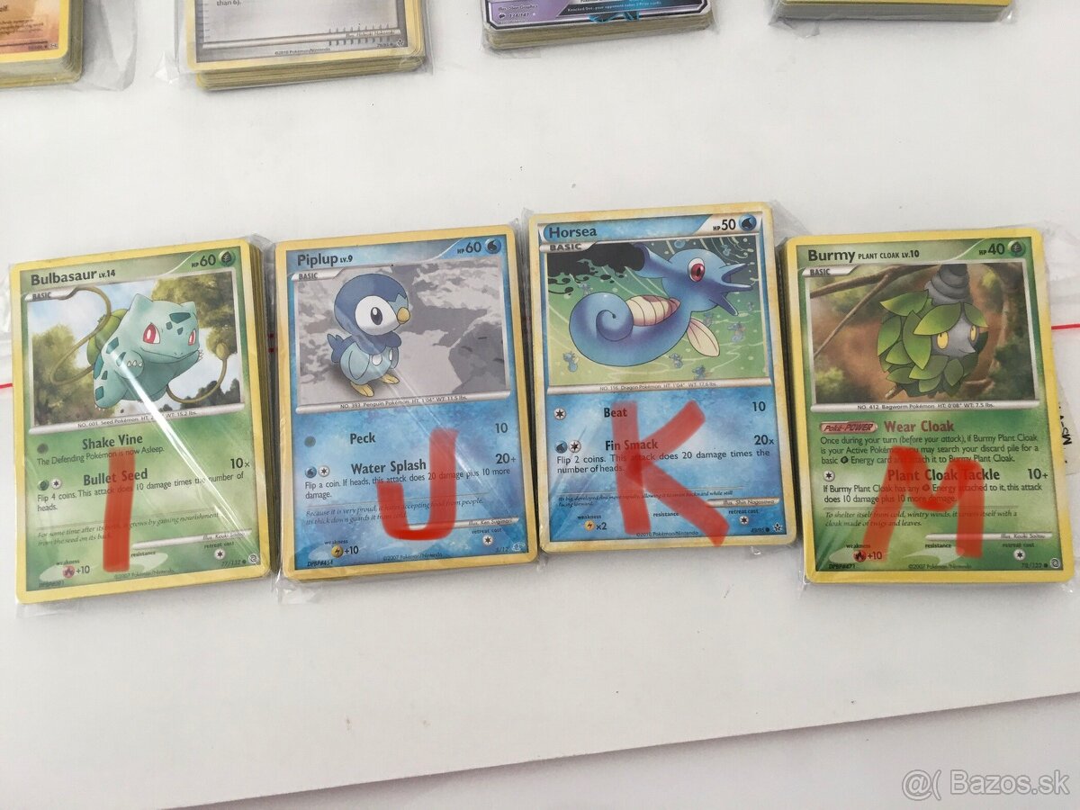 Pokemon balíčky so starými kartami