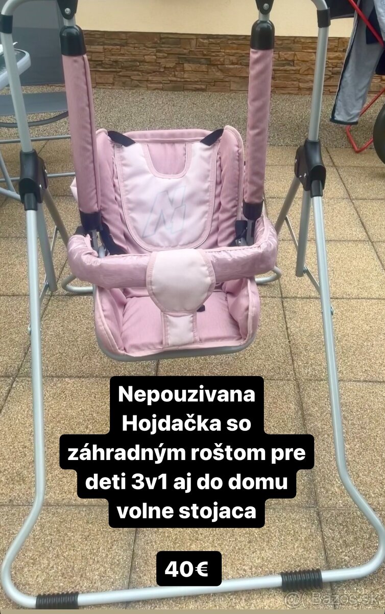 Nova hojdacka,sterilizator,stolicka na krmenie,vahy