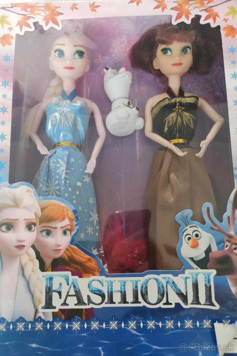 Bábiky Frozen Anna a Elsa s Olafom