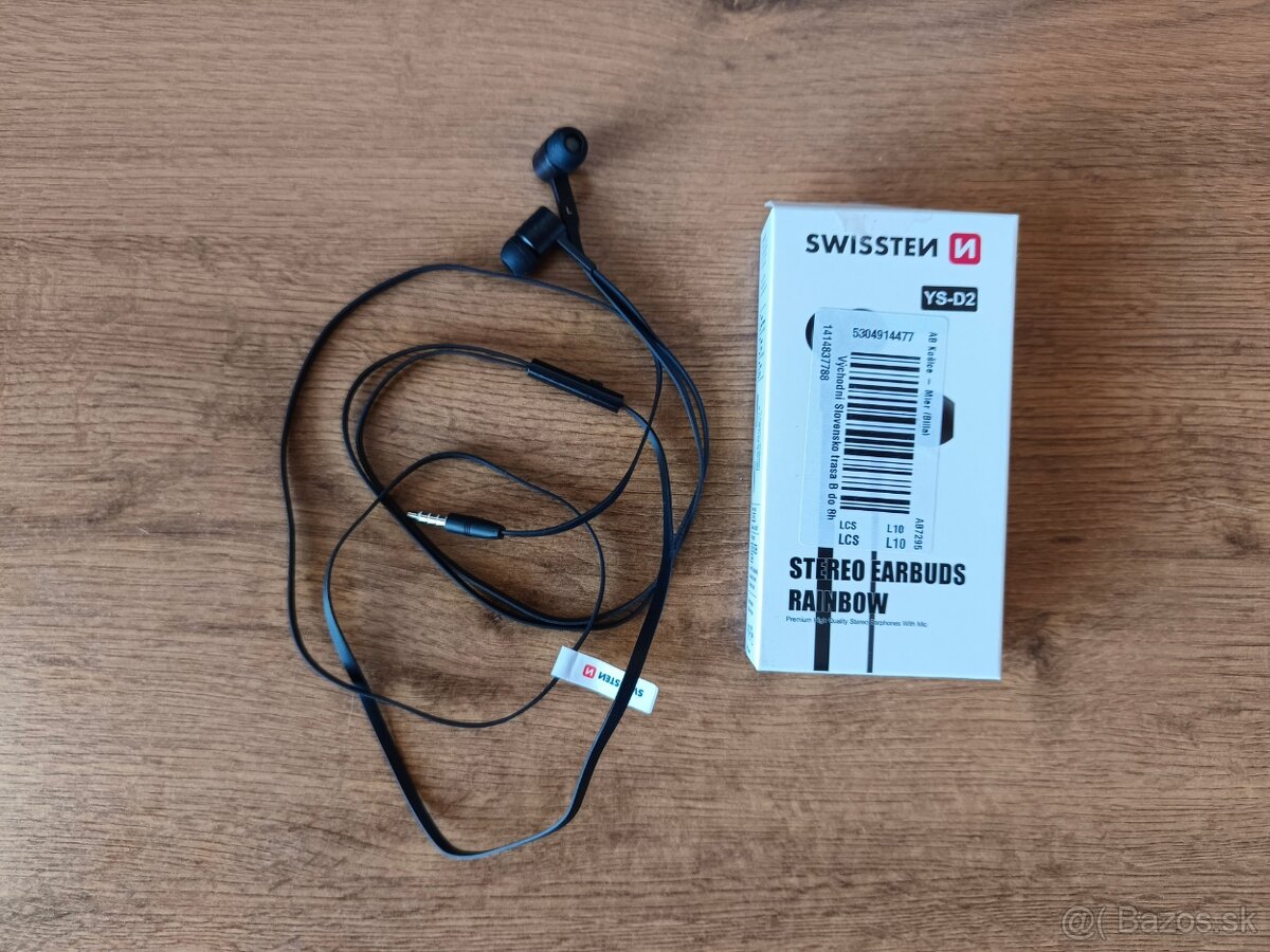 Slúchadlá Swissten Earbuds Rainbow YS-D2