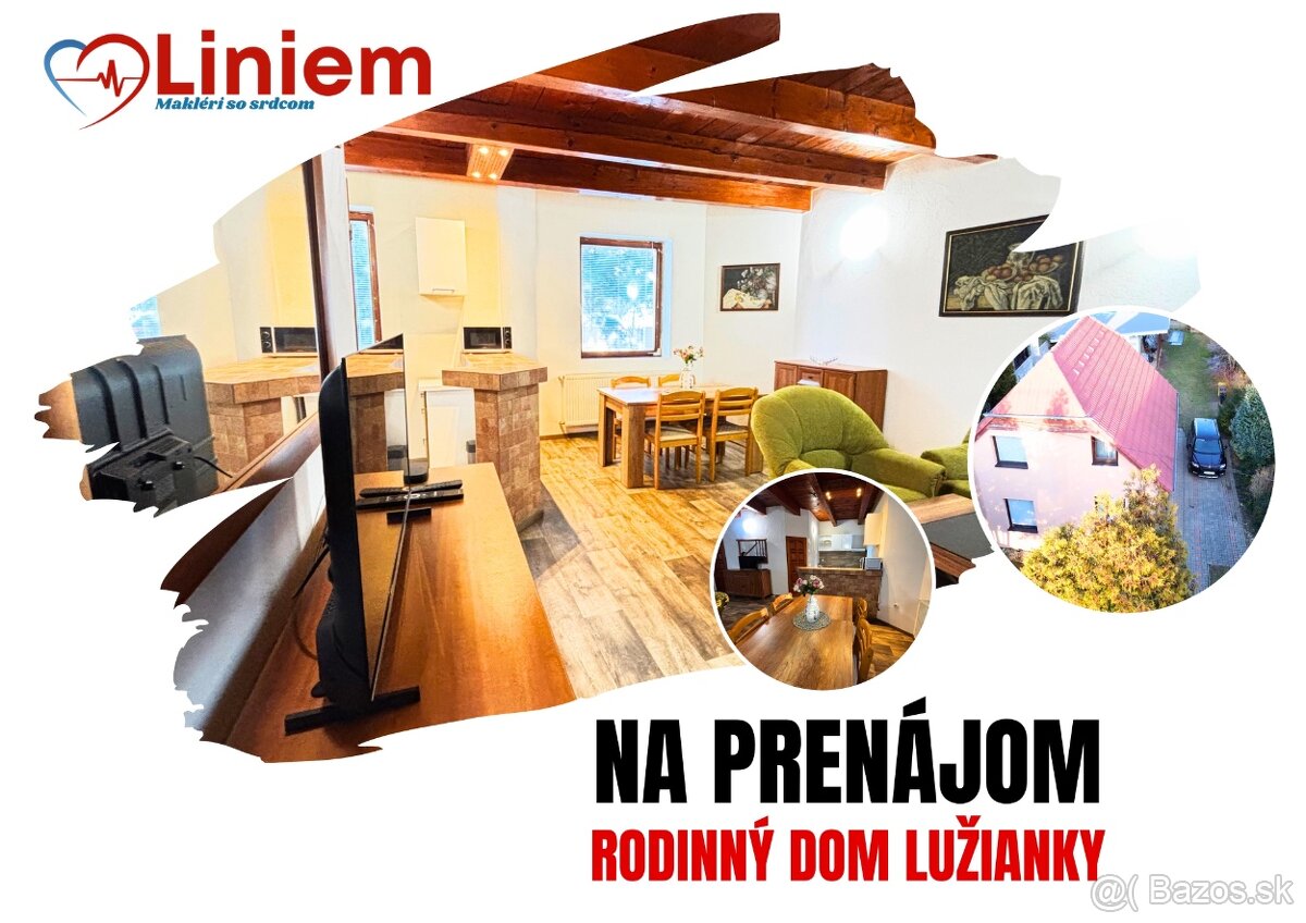 4-IZBOVÝ RODINNÝ DOM S VEĽKÝM DVOROM V LUŽIANKACH