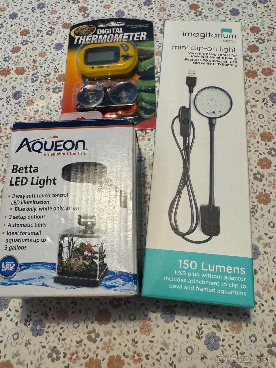 Betta led svetla. + teplomer zadarmo-12€