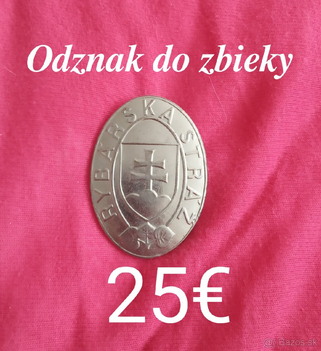 Odznak rybarskej stráže.