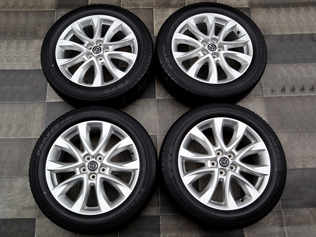 19" Alu kola 5x114,3 MAZDA CX-5 LETNÍ TÉMĚŘ NOVÉ