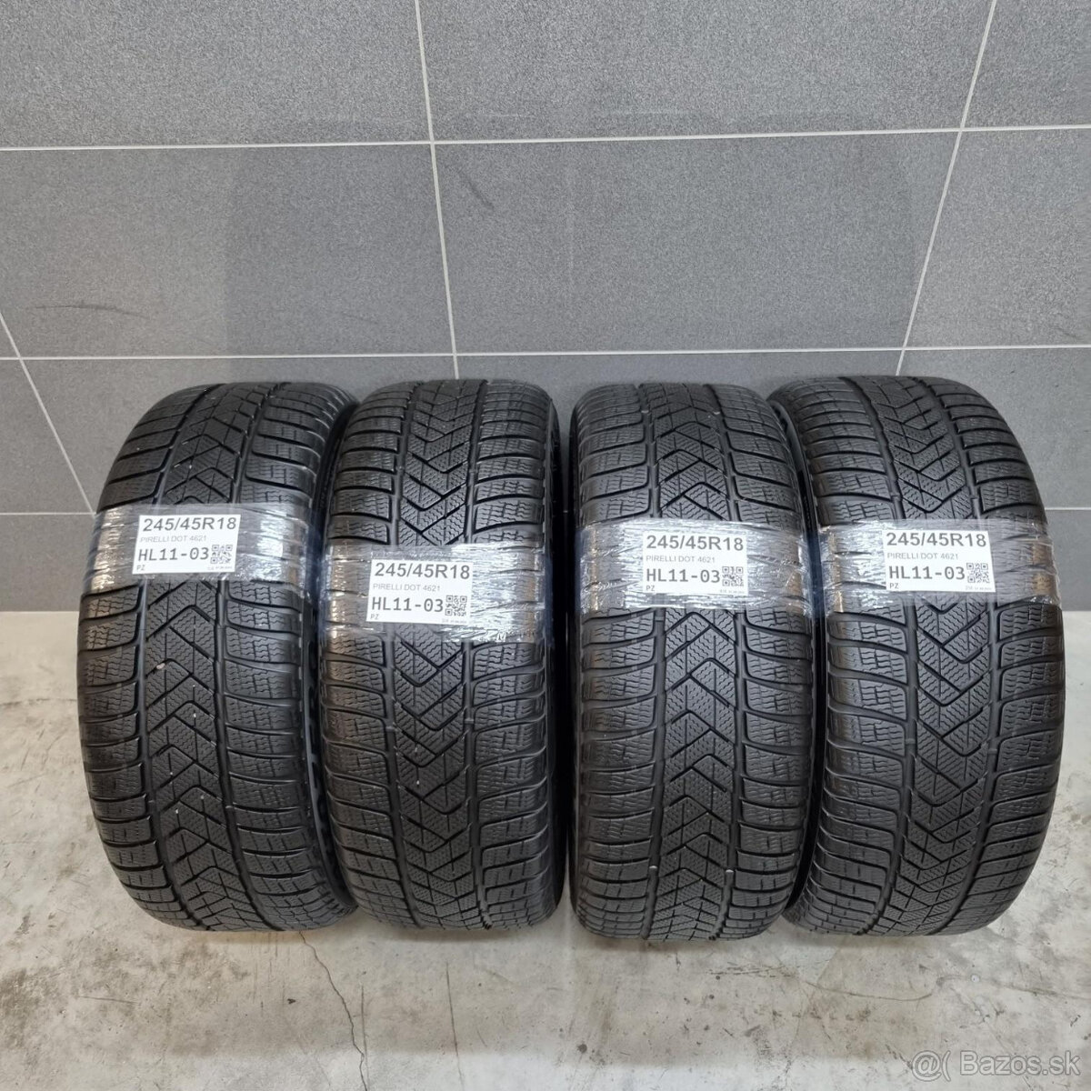 Zimné pneumatiky 245/45 R18 PIRELLI DOT4621