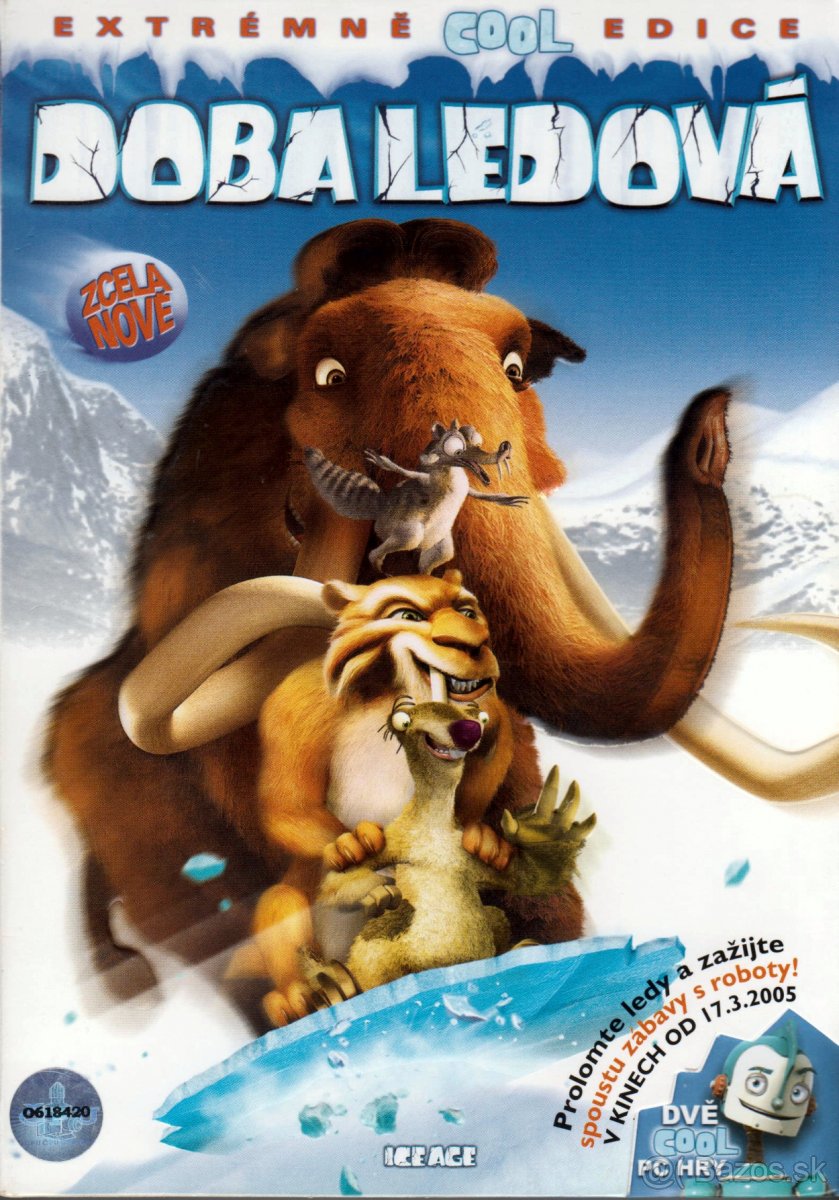 DVD Filmy Doba ľadová 1, 2 a 4 (3 filmy)