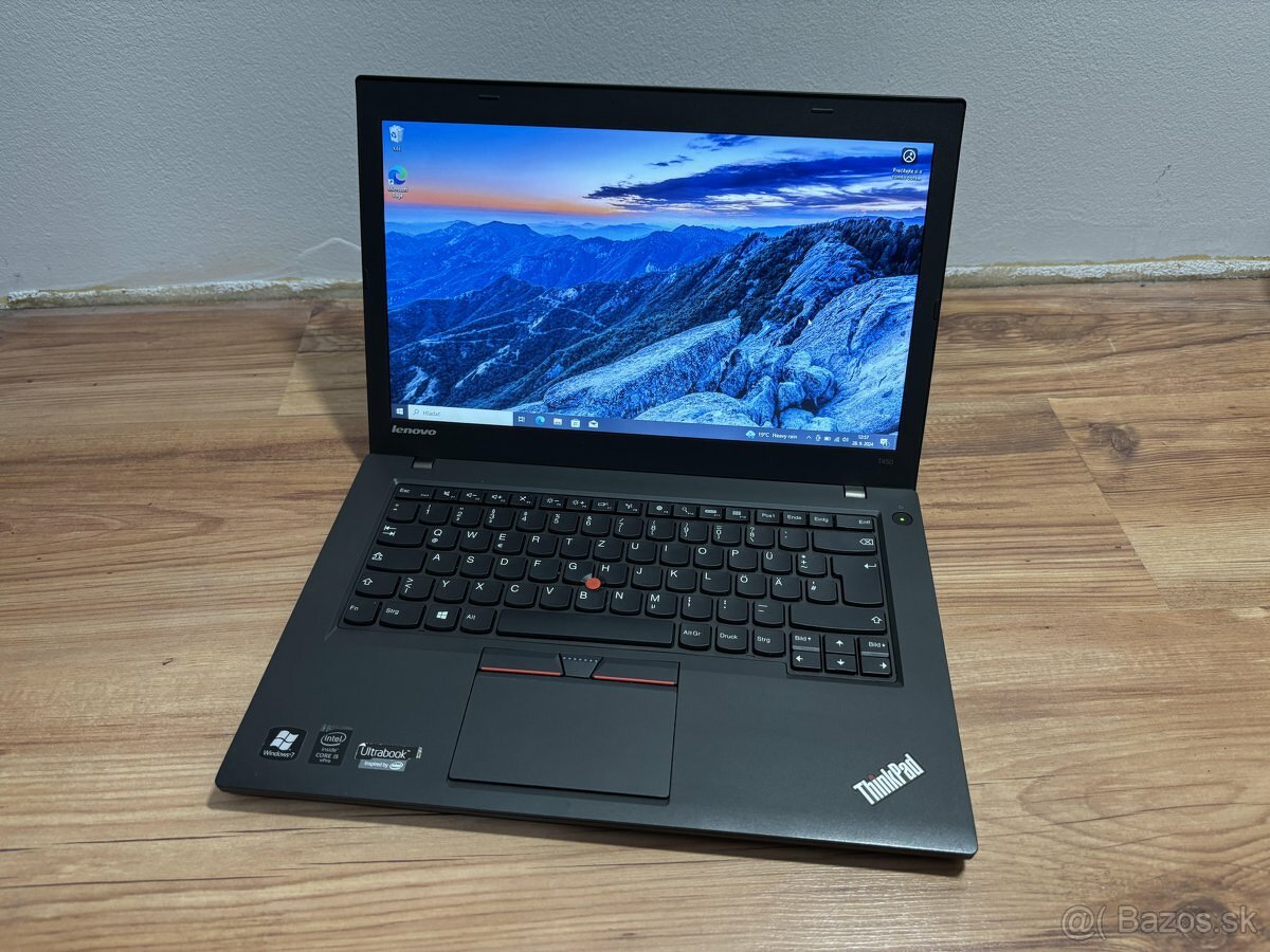 Lenovo ThinkPad T450, i5 5300U, 16GB RAM, 256GB SSD, Win10