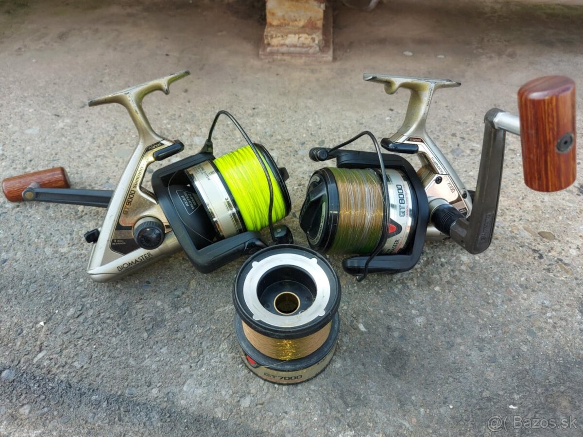 2x SHIMANO BIOMASTER TITANOS GT 7000+9000