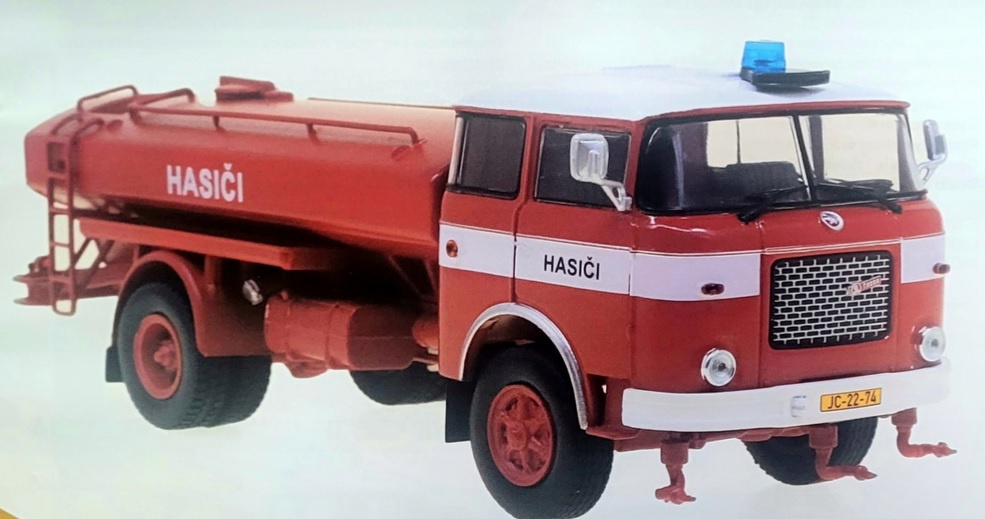 Škoda Liaz 706 RTH Hasiči + časopis 1:43