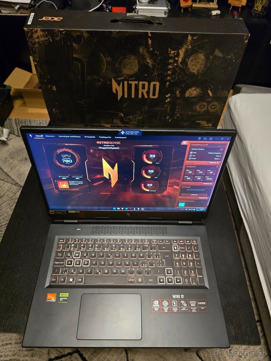 Acer Nitro 17 Obsidian Black 17.3" IPS RTX4070