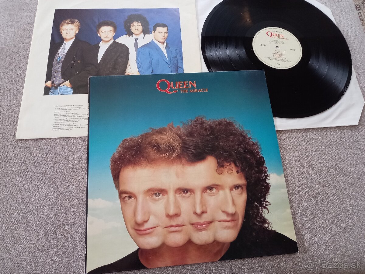 QUEEN   „Miracle“ /Parloph.  1989/+orig vnut obal/texty, top